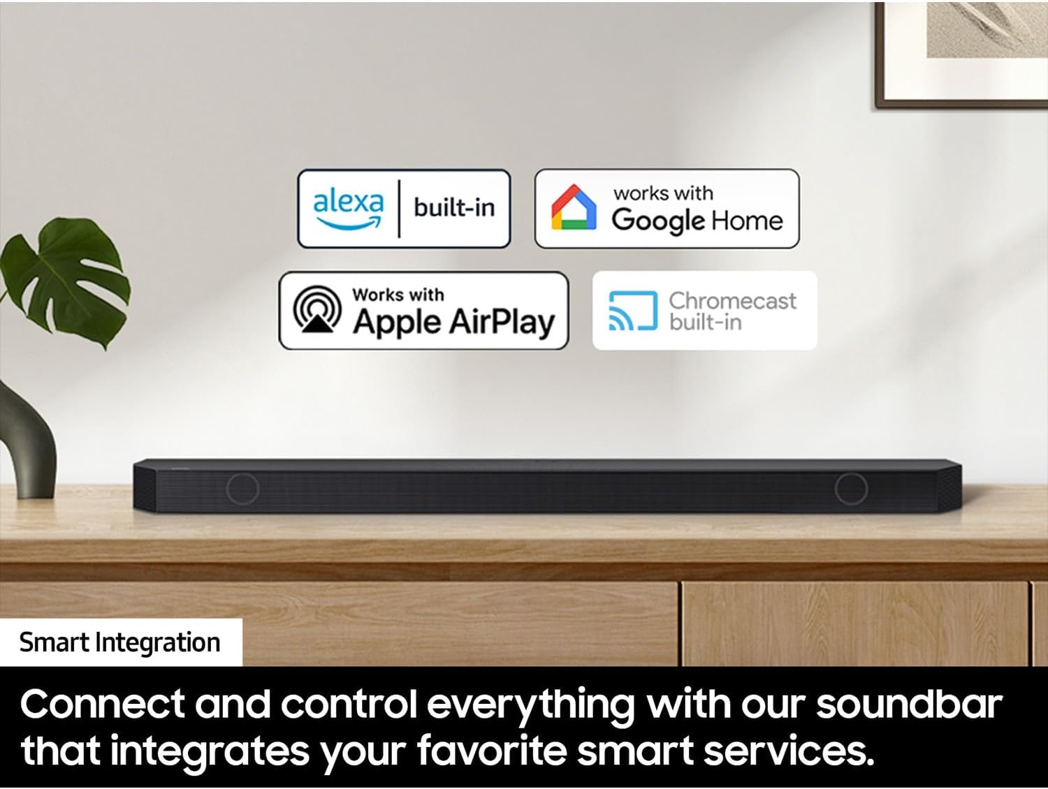SAMSUNG HW-Q990D Q-Series 11.1.4ch Wireless Dolby Soundbar with Q-Symphony (2024) Renewed M98987