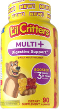 L'il Critters Multi Plus Digestion Gummy Daily Multi Vitamin for Kids, Digestive Support Support, 90 gummies
