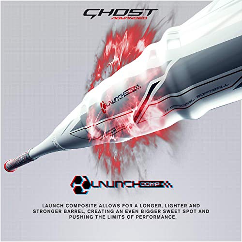 Easton GHOST ADVANCED Fastpitch Softball Bat, 2-Piece Composite L2276