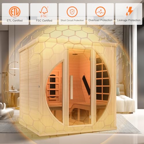 Portable Full Body Steam Sauna Tent for Home Spa with 1500W Steamer, Remote Control, Foldable Chair (Black) L89061