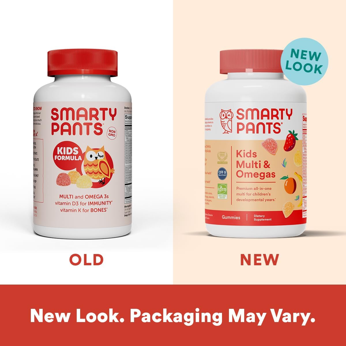 SmartyPants Kids Complete Gummy Vitamins with Omega 3, 120 Count X71612