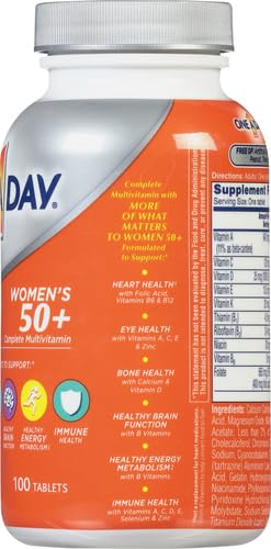 One A Day Women’s 50+ Multivitamin, 100 Count J559127