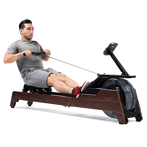 Sunny Health & Fitness Elite Water Rowing Machine T4389
