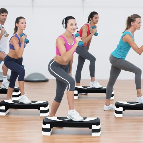 BalanceFrom Aerobic Step Platform Exercise Stepper for Home Gym Cardio & Balance Training B6436