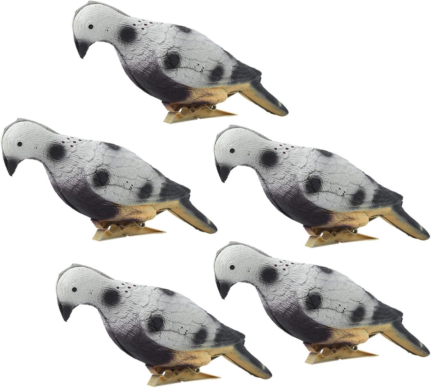 5 Pcs 3D Archery Bird Target, Shooter Field Logic Archery Decoy, Lifelike Foam Animal Bait Target, Decoration Shooting Targets for Compound, Traditional Bows, Youth Archery
