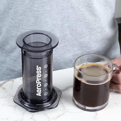 AeroPress Original Coffee Press – 3-in-1 Portable Coffee Maker for Travel C406