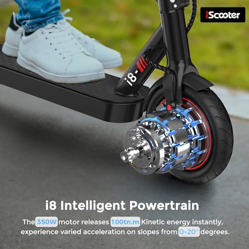 iScooter Electric Scooter for Adults, Long Range Commuting with Cruise Control F733591