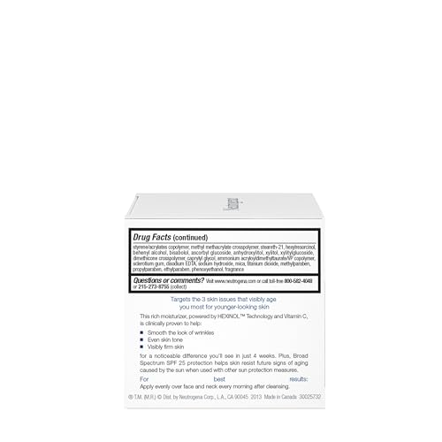 Neutrogena Triple Age Repair Anti-Aging Facial Moisturizer SPF 25 with Vitamin C, 1.7 oz G54138