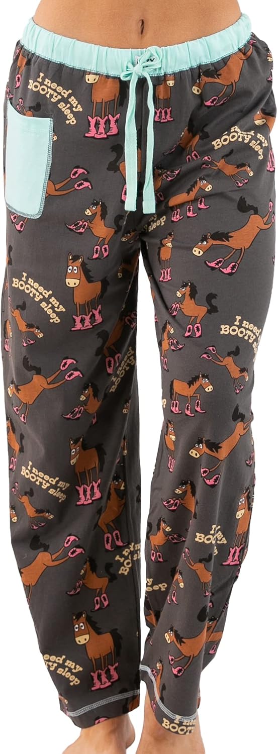 Lazy One Pajamas for Women, Cute Farm Pajama Pants and Top Separates