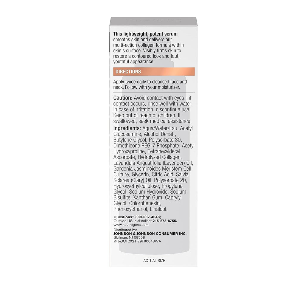 Neutrogena Rapid Firming Collagen Triple Lift Face Serum, 1 fl. oz Z74485