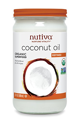 Nutiva Refined Coconut Oil, 23 Ounce (Pack of 2)