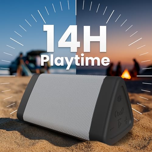 OontZ Angle 3 Portable Bluetooth 5.4 Speaker, IPX5 Water-Resistant, Black V1239