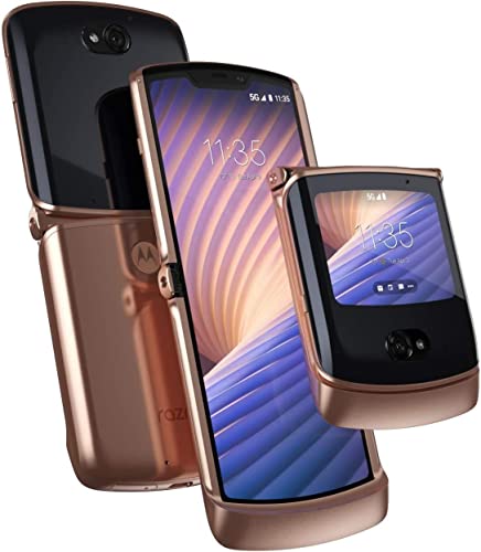 Motorola - moto razr 5G 256GB (Unlocked) - Polished Graphite - PAJS0007US (Renewed)