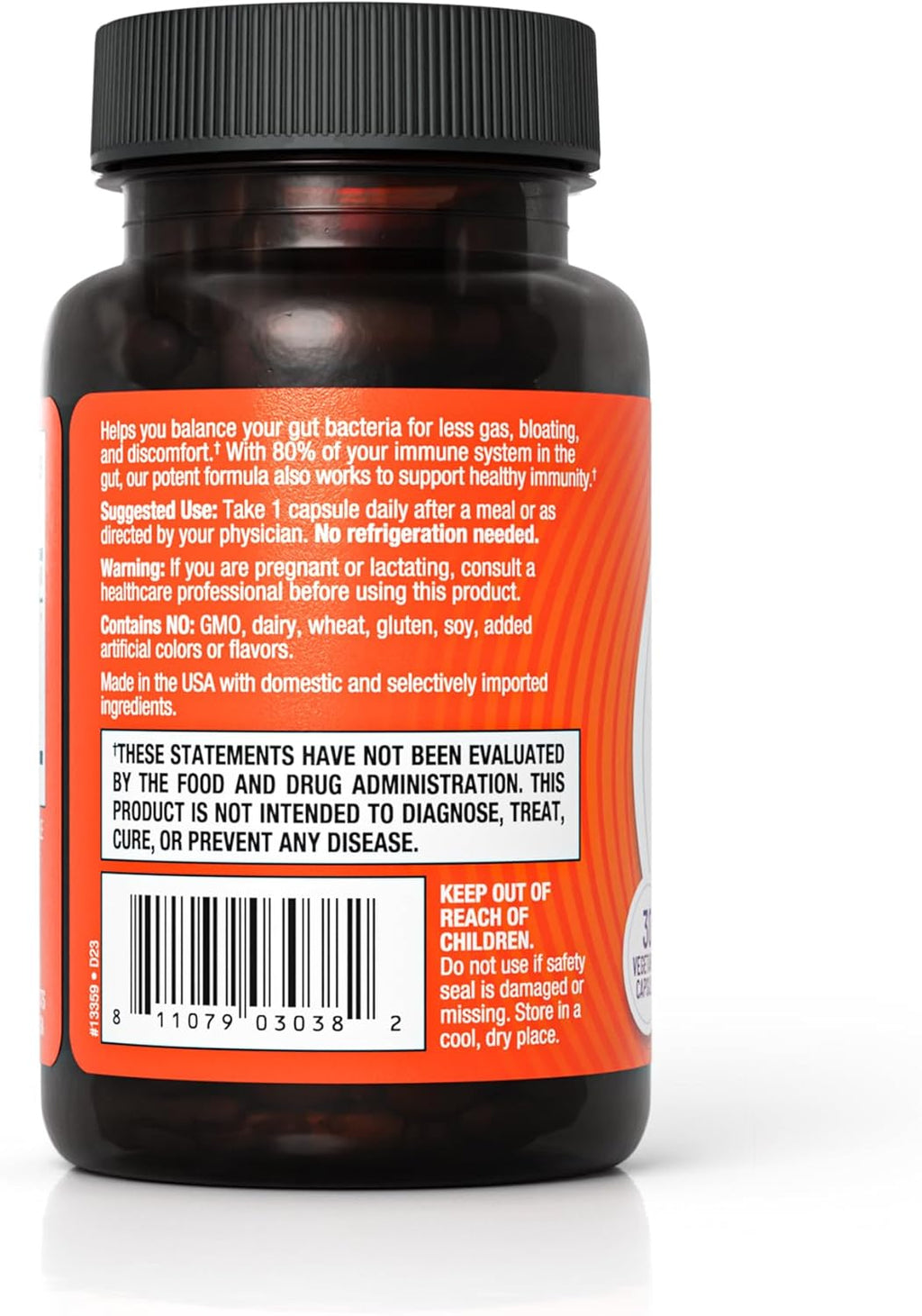 Ultra Spore Probiotic with Live Strains, 30 Capsules E14864