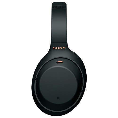Sony WH-1000XM4 Wireless Noise Cancelling Over-Ear Headphones with Mic, Silver, Bundle with Case, Charger & Gym Bag R559