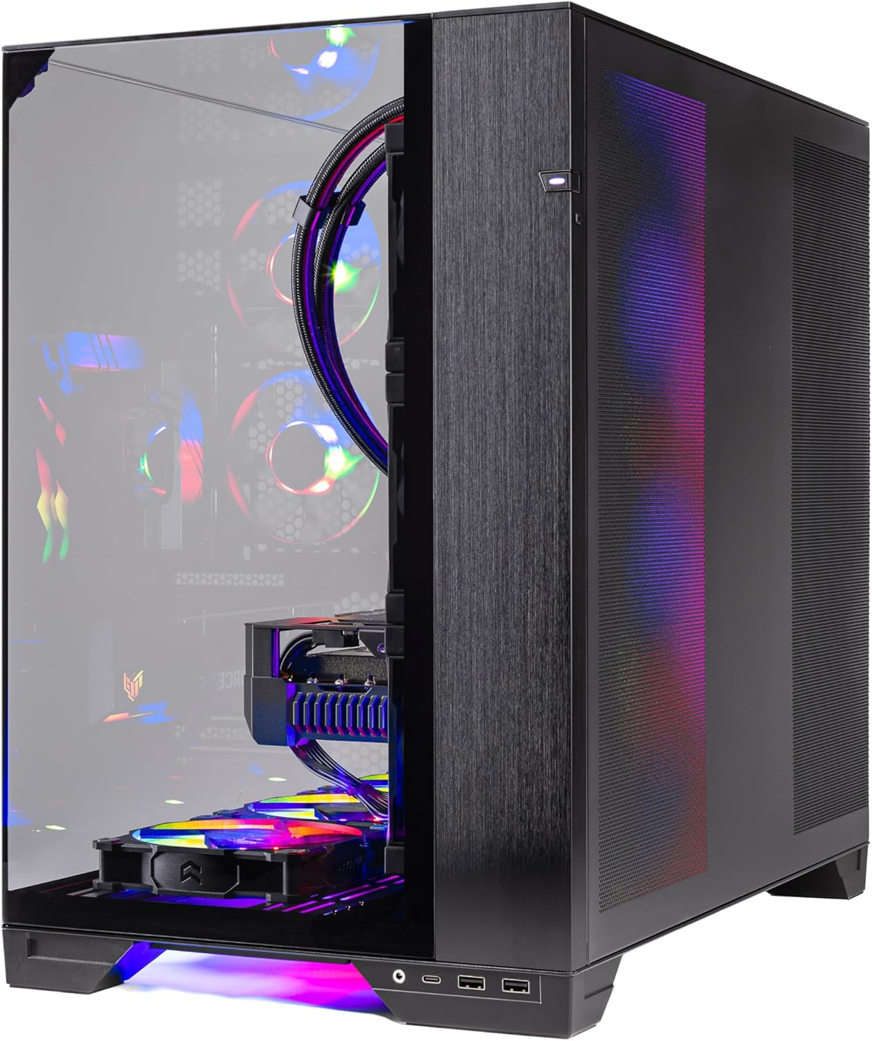 Skytech O11V Gaming PC Desktop, Ryzen 7 7700X, RTX 4070 Ti Super, 32GB DDR5, 1TB SSD Y2363