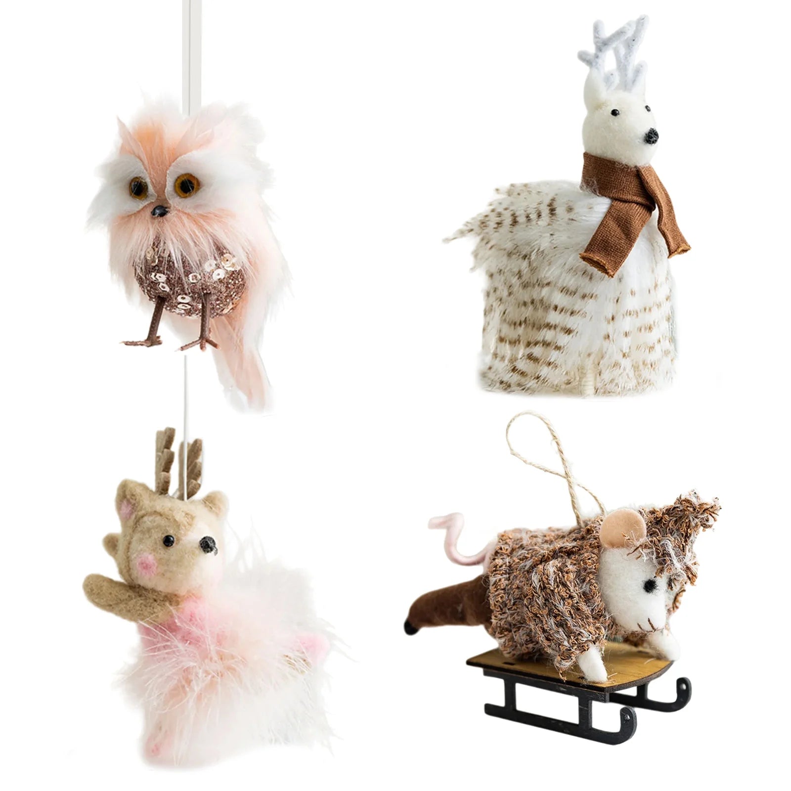 Party Owl Felt Ornaments Christmas Decoration A488908