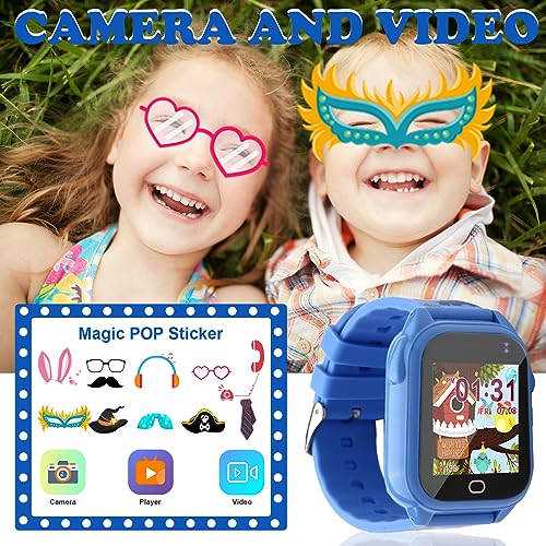 Kids Smart Watch with 26 Puzzle Games HD Touch Screen Camera B276082