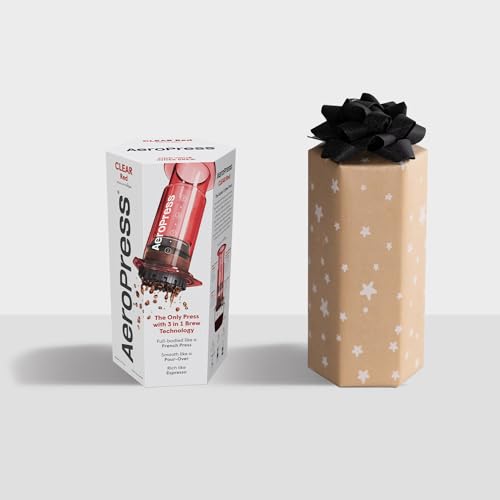 AeroPress Original Coffee Press – 3-in-1 Portable Coffee Maker for Travel C406