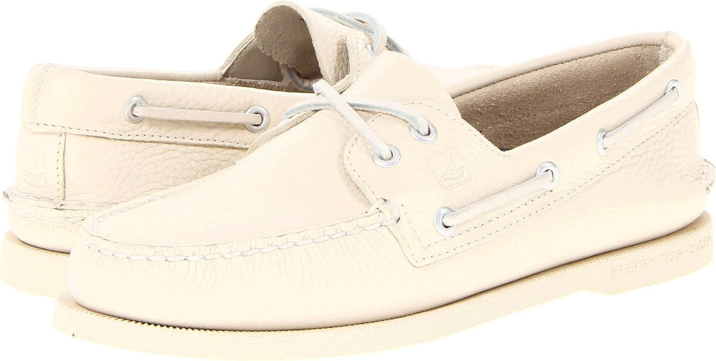 Sperry Men's Authentic Original 2-Eye Boat Shoe, White, 10 M US I363