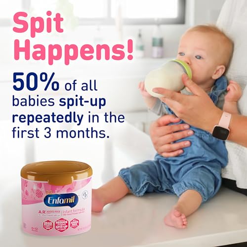 Enfamil A.R. Baby Formula, Added Rice Starch, DHA, Probiotics, 30.4 Oz Box, 4 Count I125