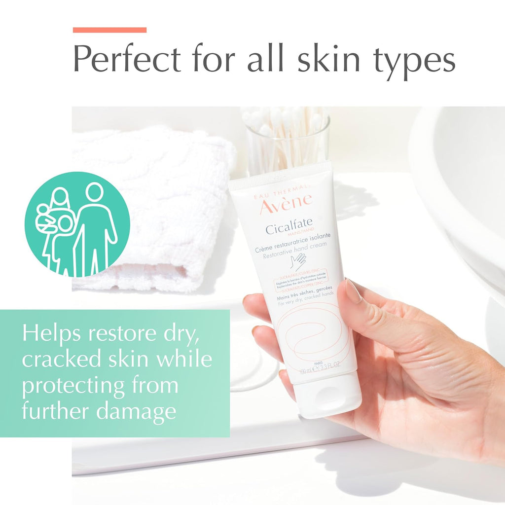 Eau Thermale Avène Cicalfate HANDS Hand Cream - Intense Nourishing Lotion, 3.3 fl oz C1514