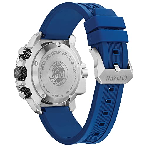 Citizen Men's Promaster Sea Aqualand Eco-Drive Watch, Polyurethane Strap, Chronograph L27199
