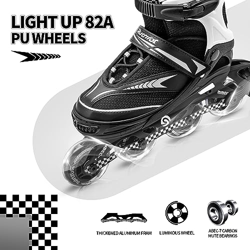 Adjustable Inline Skates for Kids with Light Up Wheels Z8662
