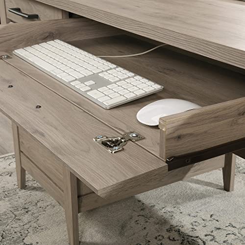 Sauder Summit Station 66"W Executive Computer Desk, Laurel Oak T123902