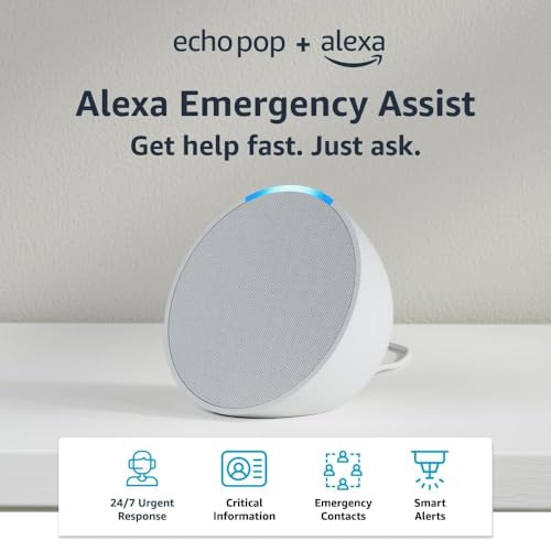 Echo Pop Alexa Speaker, Midnight Teal N15300