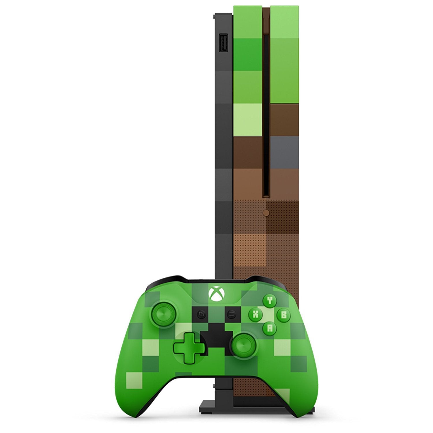 Xbox One S 1TB Limited Edition Minecraft Bundle N7741