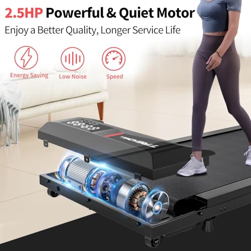 Walking Pad Treadmill with Incline for Home Office, 2.5 HP Portable I143989