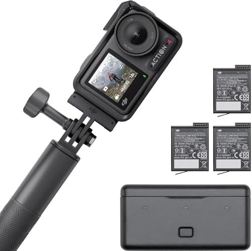 DJI Osmo Action 4 Standard Combo, 4K/120fps Waterproof Action Camera Z960