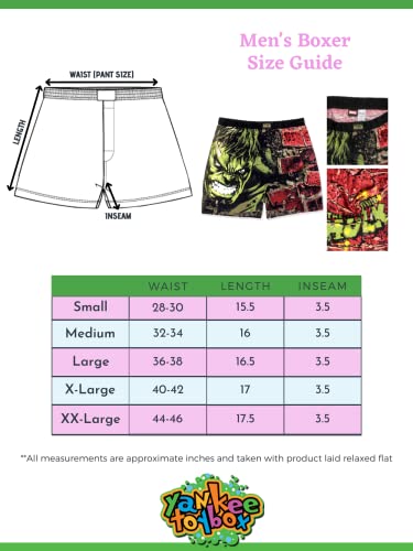 Marvel The Incredible Hulk Smash Comic Boxer Lounge Shorts G718571