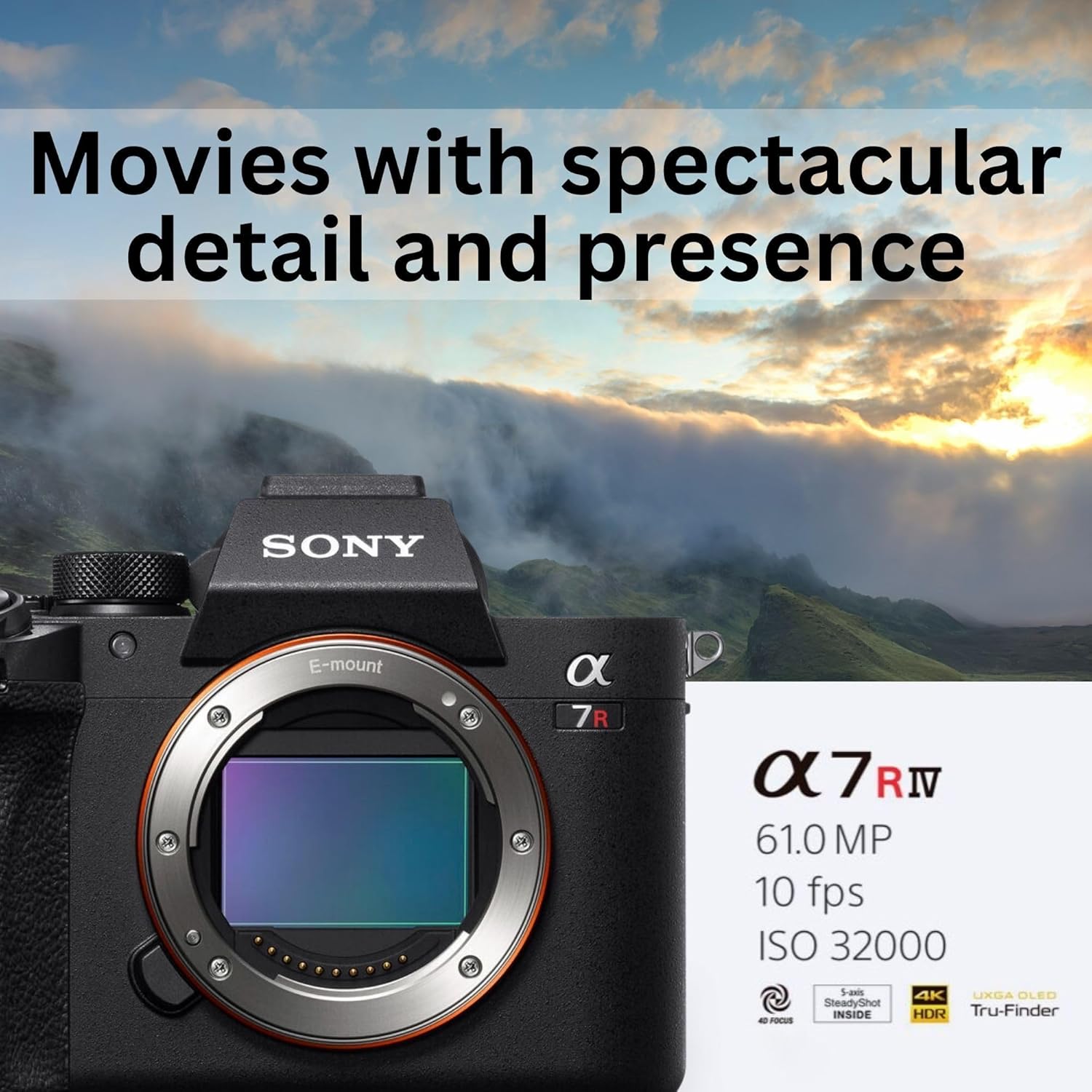 Sony Alpha a7R IV Full-Frame Mirrorless Digital Camera Body (Black) with 17-50mm F/4 Lens K5907