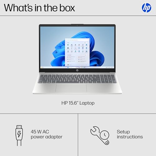 HP 15.6 inch Laptop, AMD Ryzen 5, 8GB RAM, 512GB SSD, Windows 11 B26838