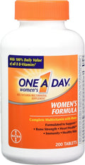 One A Day Women’s Multivitamin, Supplement with Vitamin A, Vitamin C, Vitamin D, Vitamin E and Zinc for Immune Health Support*, B12, Biotin, Calcium & more, 200 count