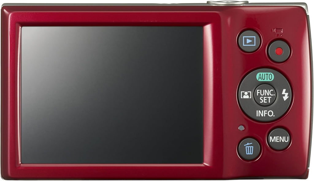 Canon PowerShot ELPH 180 Digital Camera, Red (Renewed) I4872