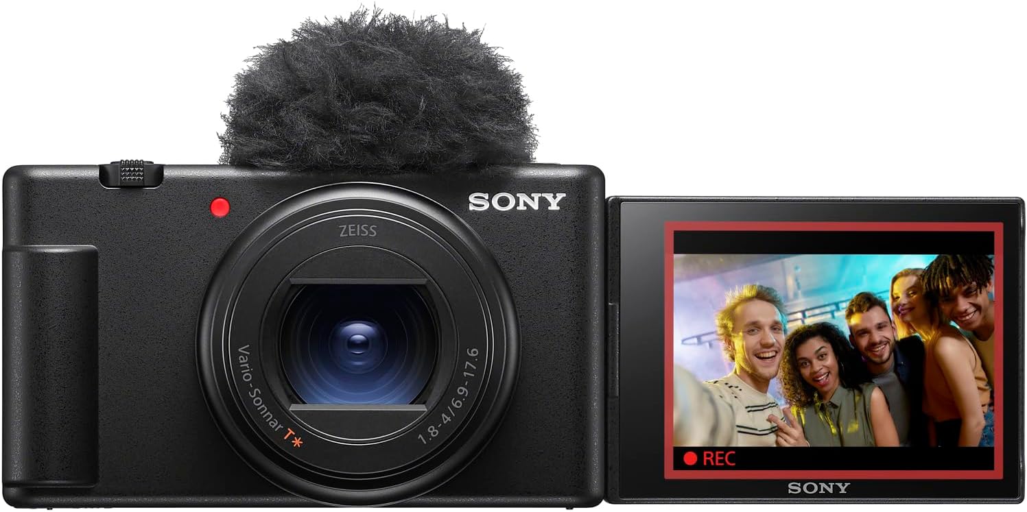 Sony ZV-1 II Vlog Camera 4K 20.1MP Black with ACCVC1 Kit L8247