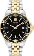 Movado Series 800 Men's Sport Watch - Swiss Quartz 3H Movement, Stainless Steel Link Bracelet - 20 ATM Water Resistance - Luxury Fashion Timepiece for Him - Diver-Inspired - 42mm