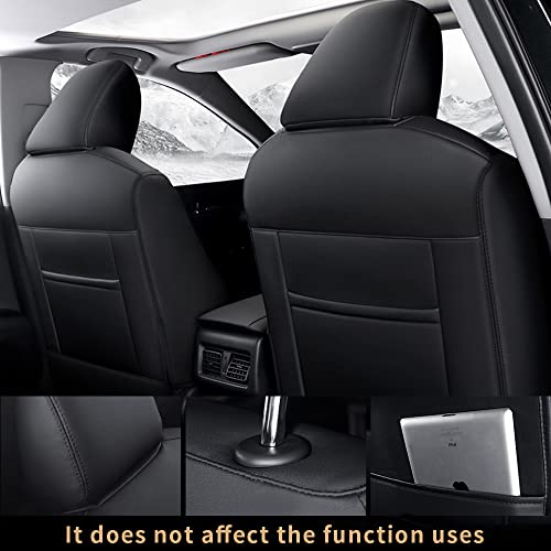 Car Seat Cover for Toyota Camry 2018-2024 Full Set Black L45153