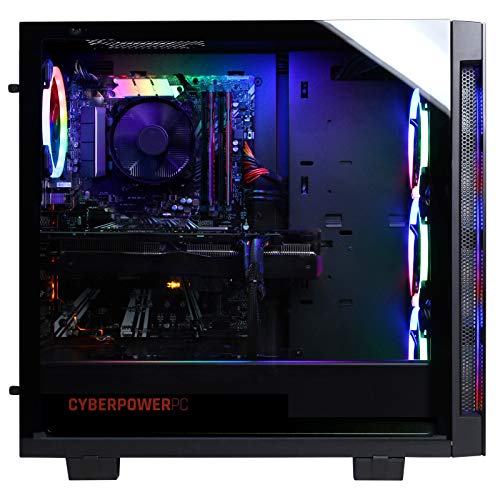 CYBERRPOWERPC Gamer Xtreme VR Gaming PC, Intel Core i5, RTX 3060, 16GB DDR4, 500GB SSD, Black Q6578