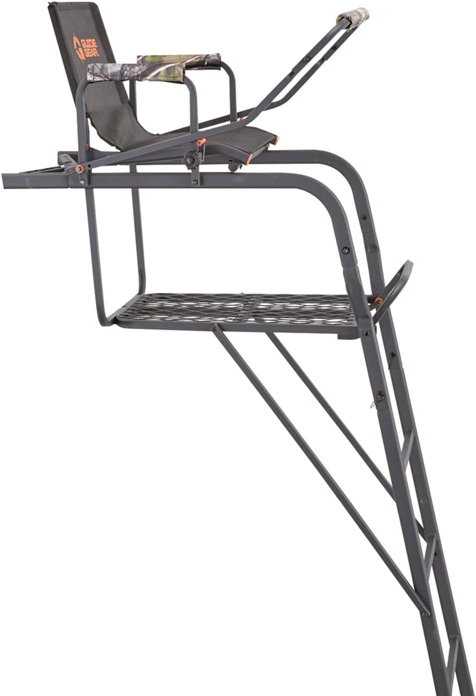 Guide Gear 15.5' Climbing Ladder Tree Stand with Mesh Seat L3573