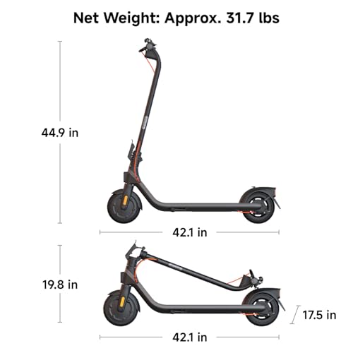 Segway Ninebot E2 Plus Electric KickScooter, 300W Motor, 15.5 Mile Range L570