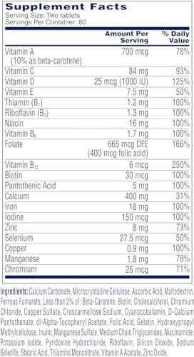 One A Day Women’s Petites Multivitamin Tablets, 160 Count W9178