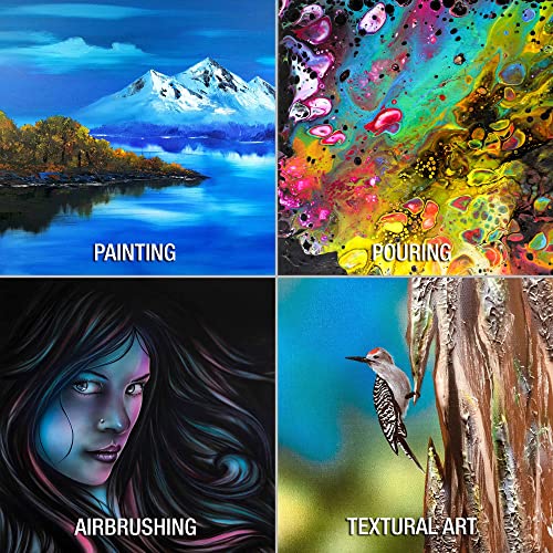 U.S. Art Supply 24 x 30 inch Stretched Canvas 6-Pack, Triple Primed, 100% Cotton I723454