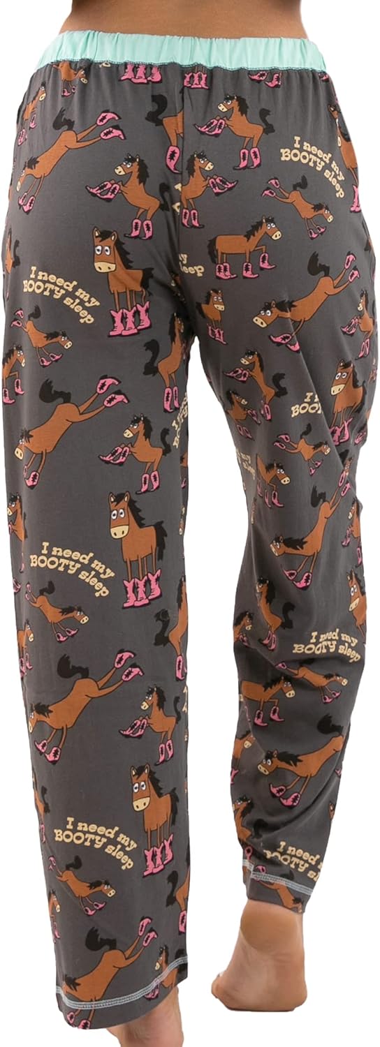 Lazy One Women's Pajama Pants and Top Set, Farm Print W432