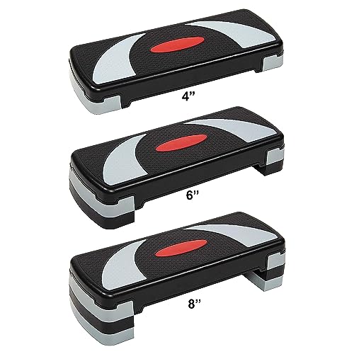 BalanceFrom Aerobic Step Platform Exercise Stepper for Home Gym Cardio & Balance Training B6436