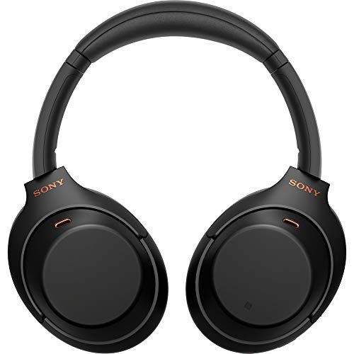 Sony WH-1000XM4 Wireless Noise Cancelling Over-Ear Headphones with Mic, Silver, Bundle with Case, Charger & Gym Bag R559