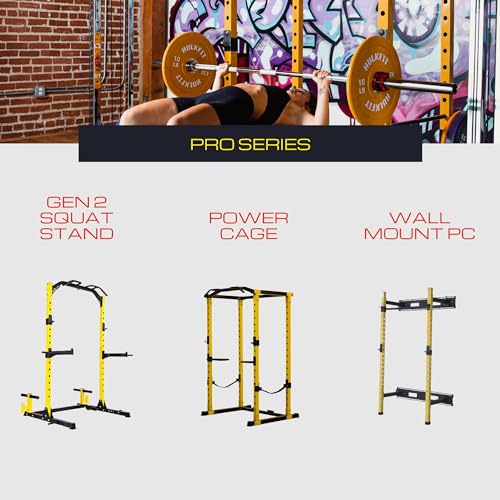 HulkFit Pro Series Power Cage Weight Rack with 2 Pull Up Bars for Home Gym R22743